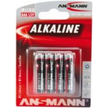 Ansmann Alkaline Red AAA 4 pcs Baterijas 5015553-A
