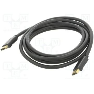 Cable; DisplayPort plug,both sides; PVC; DisplayPo