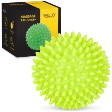 4Fizjo SPIKE+ masāžas bumbiņa ar radzēm, 9 cm, zaļ
