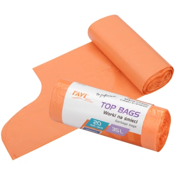TOP BAGS sasienami atkritumu maisi 35L LD/HD 20 ga