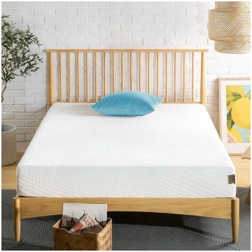 Zinus Green Tea Memory Foam Mattress, White, 150 x