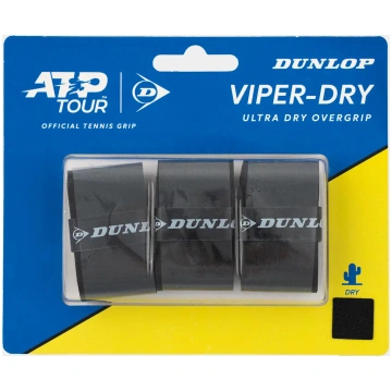 Tennis racket overgrip DUNLOP VIPERDRY ATP 3pcs. b