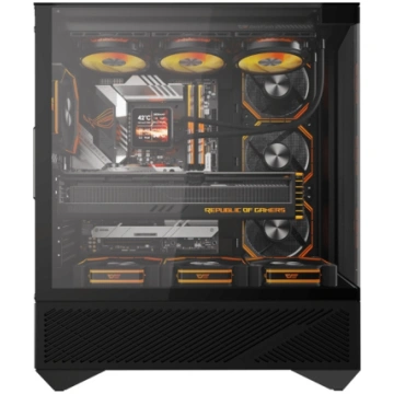 Darkflash DY460 computer case (Black) + 4 ARGB fan