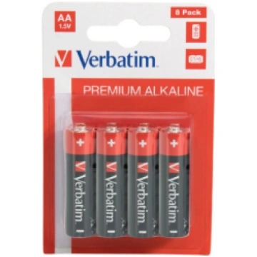 Baterijas Verbatim AA Premium Alkaline 8-Pack 1.5V
