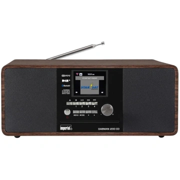 DABMAN i200 CD/Internet/DAB/DAB+/FM wood optic No 