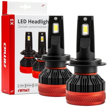 LED Auto spuldzes Headlights X3 Series H7/H18 AMiO