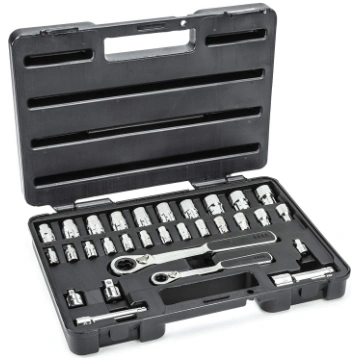 3/8" + 1/4" Dr. Ratchet pass-thru socket set 30pcs