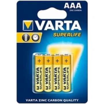 Baterijas Varta AAA SuperLife Zinc Carbon 4 Pack 4