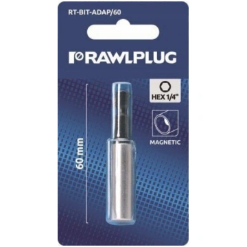 Magnētiskais pagarinājums Rawlplug 60mm, 1/4" inst