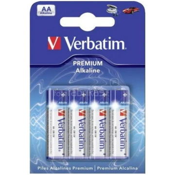 „Verbatim“ AA / R6 baterijas, 4 gab
