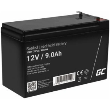 Akumulators Green Cell AGM VRLA 12V 9Ah (AGM06)