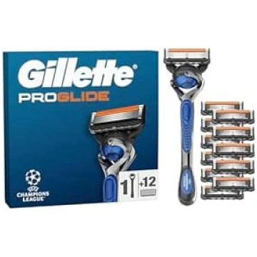 Gillette ProGlide sistēmas asmeņu komplekts ar 12 