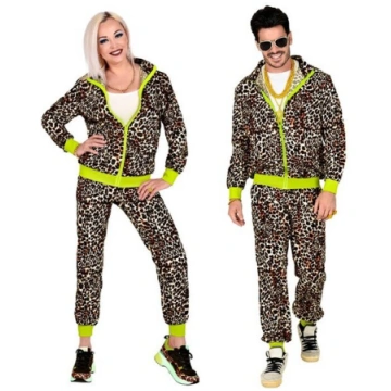 80. gadu leoparda uzvalks (žakete, bikses)
