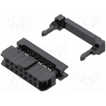 Connector: IDC; plug; female; PIN: 14; IDC; for ri