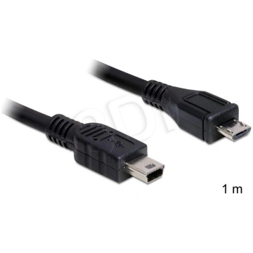 Delock Cable USB 2.0 micro-B male USB mini male 1 