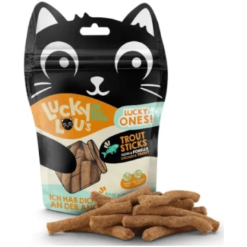 Mīkstas, īsas nūjiņas LUCKY LOU 50g, vista/forele