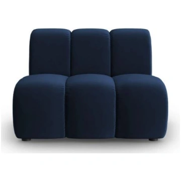 Moduļu dīvāns Micadoni Home Lupine Velvet, zilimel