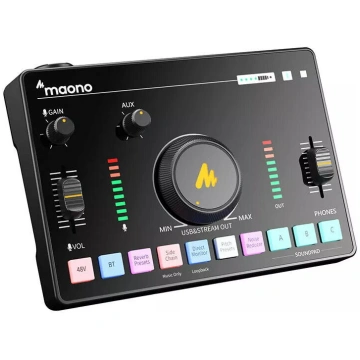Audio mikseris MAONO AMC2 Neo, 2 kanālu USB mikser
