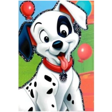 Disney 101 Dalmatians apsveikuma kartiņa