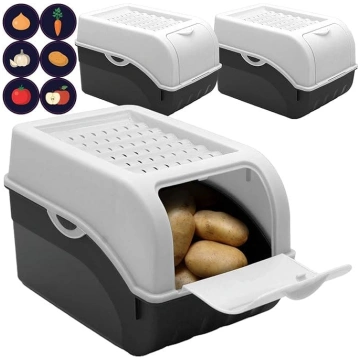 Rival 3 kartupeļu dārzeņu / augļu uzglabāšanas bur