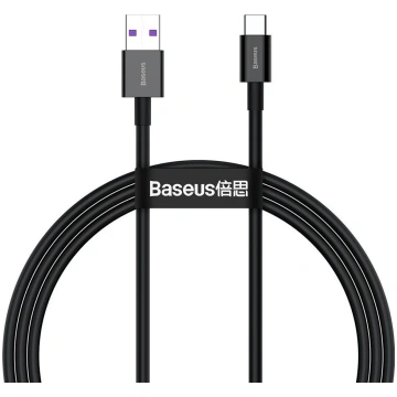 Kabelis Baseus BSU2667BLK, USB/USB Type-C, 100 cm,