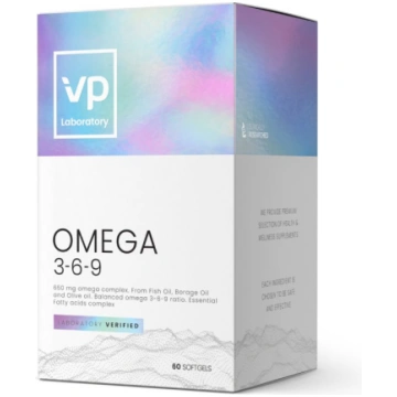 VP LABORATORY Omega 3-6-9 mīkstās kapsulas N60
