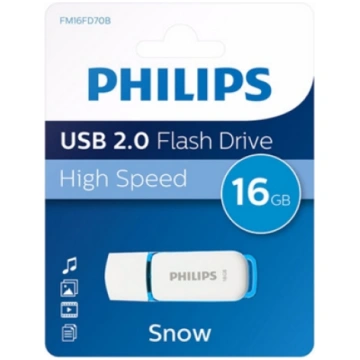 Zibatmiņa Philips 16GB USB 2.0 Snow Edition Ocean 