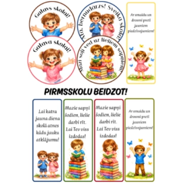 pirmsskolas izlaidums - Mācību materiāli
