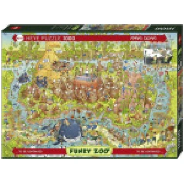 Heye Puzzle 1000 gabali Funky Zoo. Austrālija [Aus