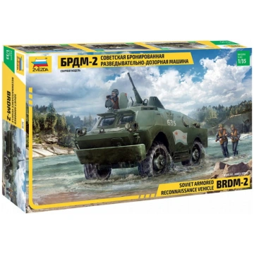1:35 Zvezda 3638 - BRDM-2 Bruņots izlūkošanas un p