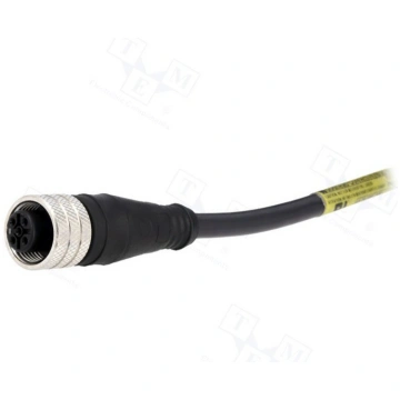 Connector: M12; plug; female; Micro-Change; PIN: 4