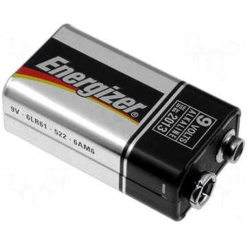 Battery: alkaline | 9V | 6F22 | Base | Batt.no: 1 
