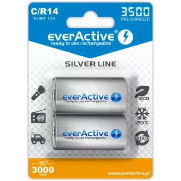 Uzlādējamās Ni‑MH AA baterijas everActive AKC.eA.S