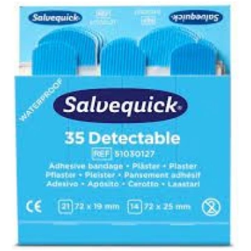 Plāksteri pārtikas industrijai 35gab SALVEQUICK CE