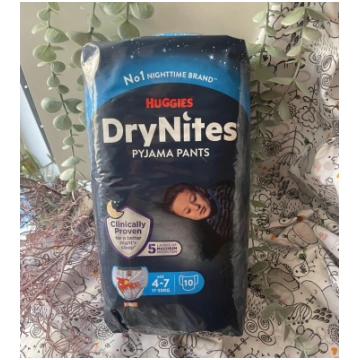 Huggies Dry Nites 4-7 gadi nakts biksītes zēniem (