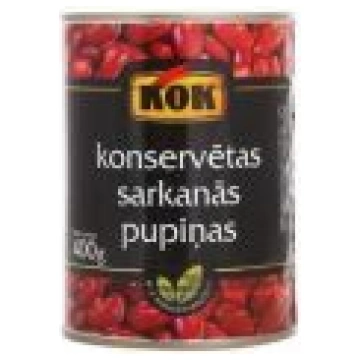 Pupiņas, sarkanās, konservētas, Kok, 400 g