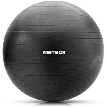 Meteor fitnesa bumba 55 cm melna