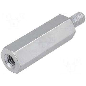 Screwed spacer sleeve | Int.thread: M3 | 25mm | Ex
