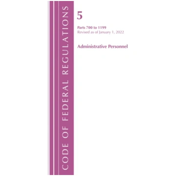 Code of Federal Regulations, Title 05 Administrati
