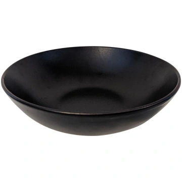 ALFA ZUPAS ŠĶĪVIS MELNS MATĒTS 22CM, Keramika
