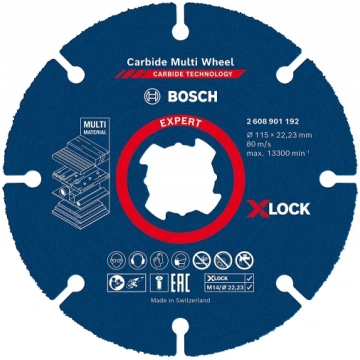Bosch EXPERT X-LOCK Carbide MultiWheel cutting dis