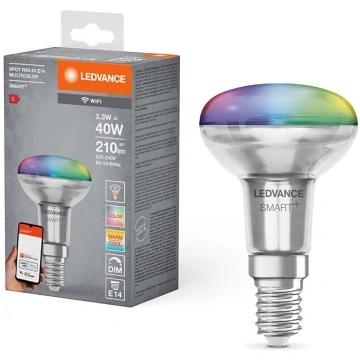 LED RGBW regulējama spuldze SMART+ E14/3,3W/230V 2