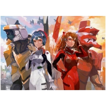 1000 gabaliņu japāņu anime plakāts "Ayanami Rei Ev