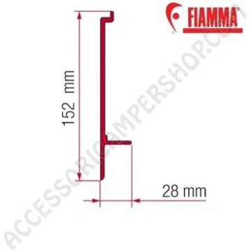 ADAPTER T OPTIONAL PER TENDALINI FIAMMA F45 + F70 