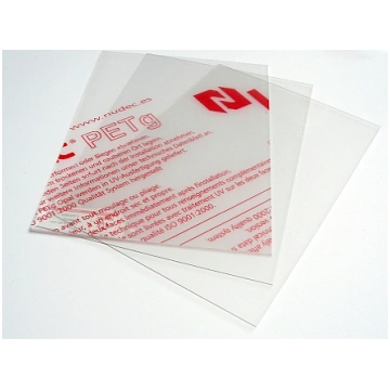 PET caurspīdīgs, Biezums 2,0 mm Izmērs 3050 x 2050