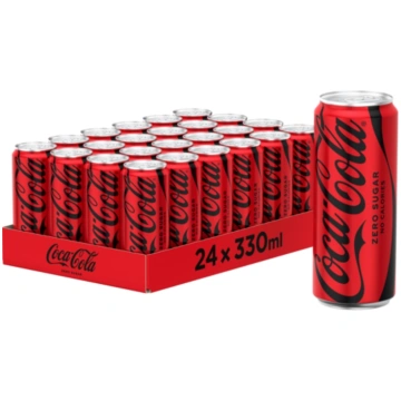 Coca Cola Zero gāzēts dzēriens 24x0.33l D