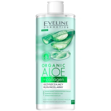 EVELINE_Organic Aloe+Kollagēns šķidrie acu plākste
