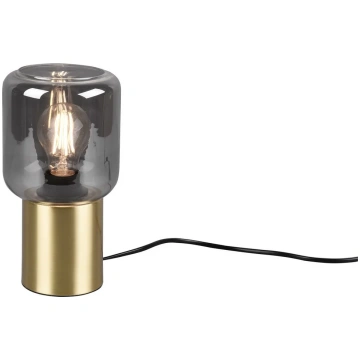 Galda stāvlampas Reality Nico, E27, 40W, pelēka kr