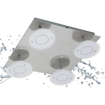 Trango Design 4 spuldzes 2116 LED vannas istabas g