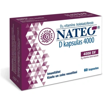 Nateo D 4000 SV, 60 kapsulas